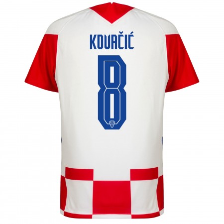Billiga Fotbollströjor Kroatien Mateo Kovacic 8 Hemma tröja EM 2020 Kortärmad